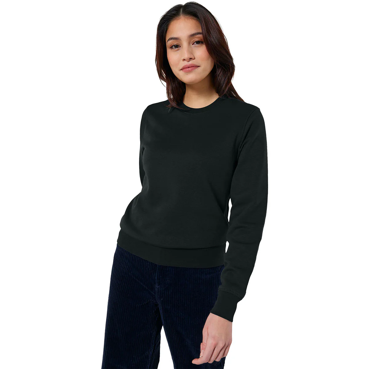 Stanley/Stella Unisex Black Roller Crewneck Sweatshirt - Image 4