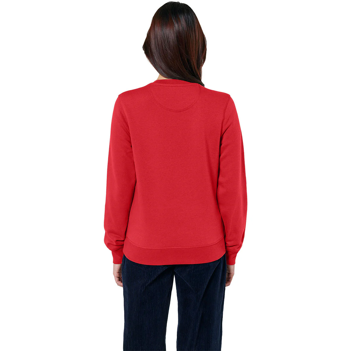 Stanley/Stella Unisex Red Roller Crewneck Sweatshirt - Image 5