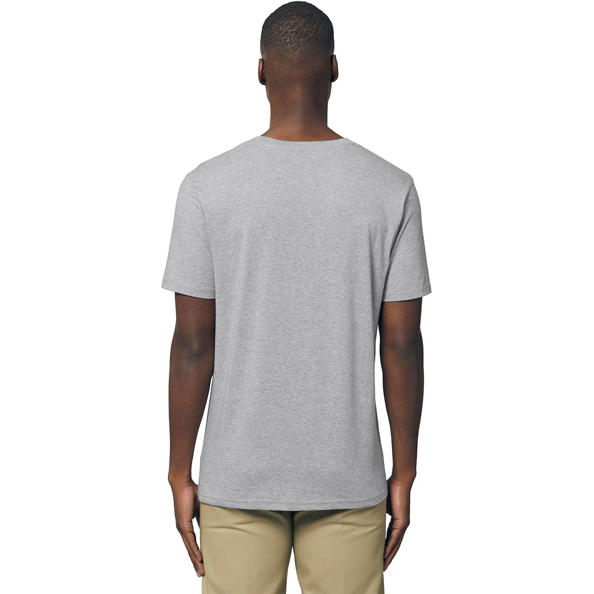 Stanley/Stella Unisex Heather Grey Rocker Tee - Image 5