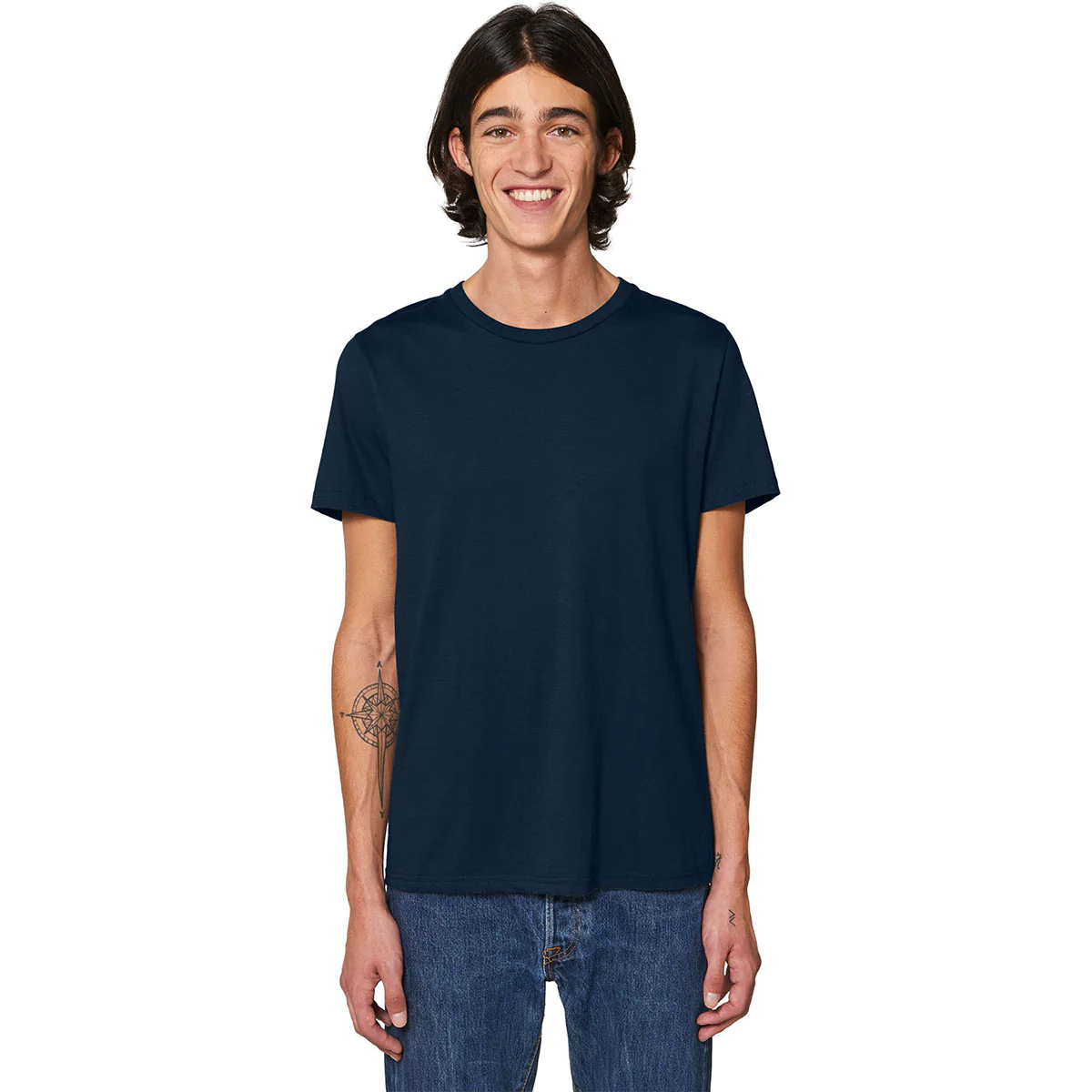 Stanley/Stella Unisex French Navy Rocker Tee - Image 4
