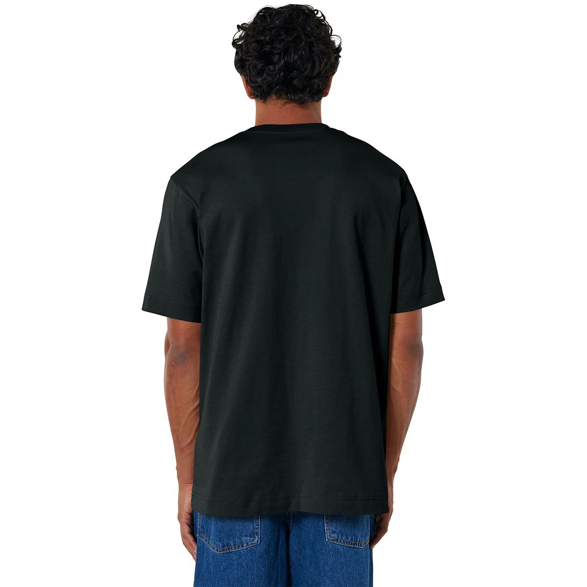 Stanley/Stella Unisex Black Freestyler Heavyweight Tee - Image 5