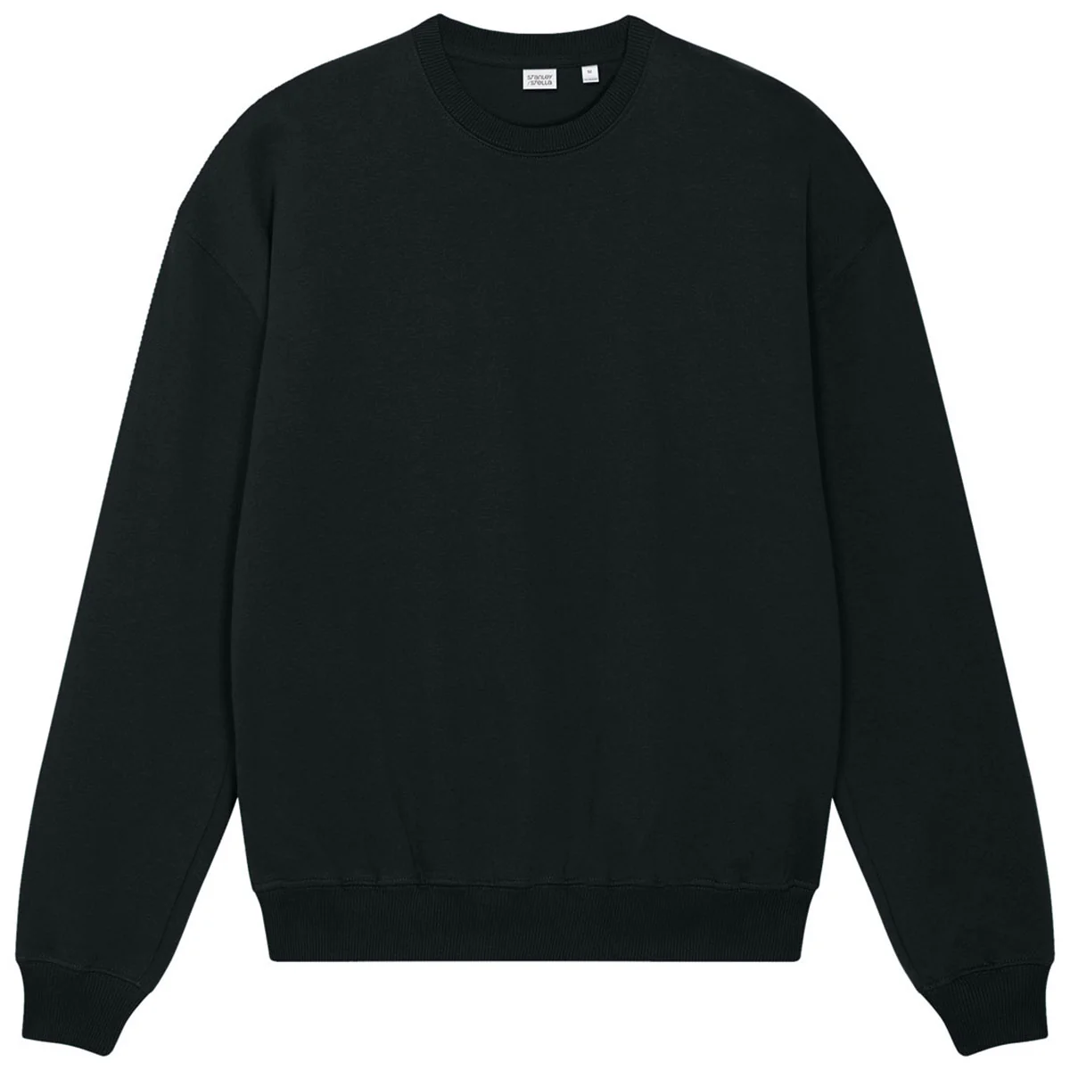 Stanley/Stella Unisex Black Ledger Dry Crewneck Sweatshirt