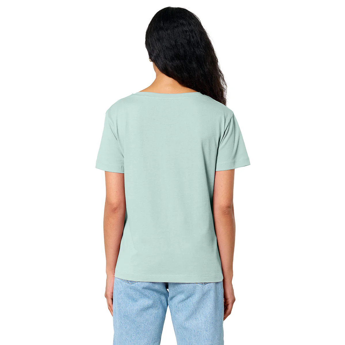 Stanley/Stella Women's Caribbean Blue Stella Serena Scoop Neck Tee - Image 5