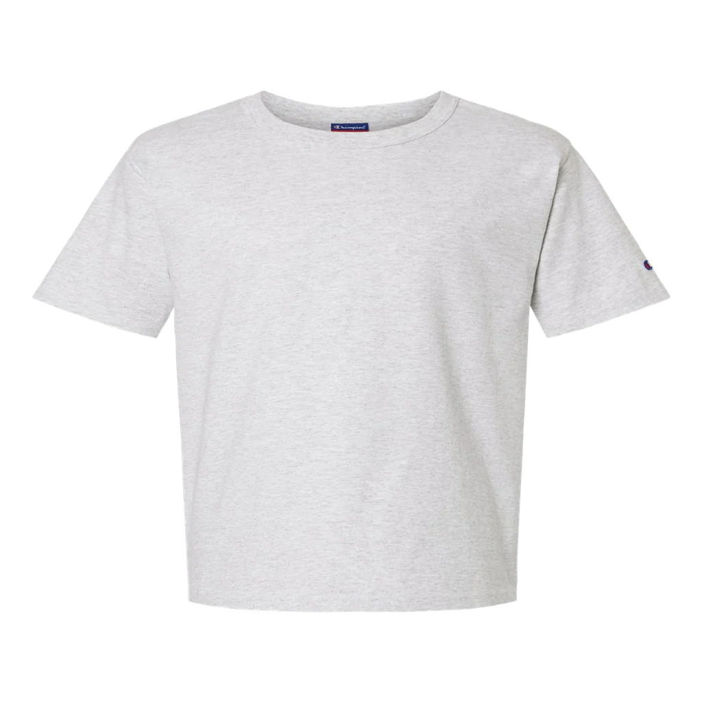 Champion Unisex Silver Grey Heritage Jersey T-Shirt