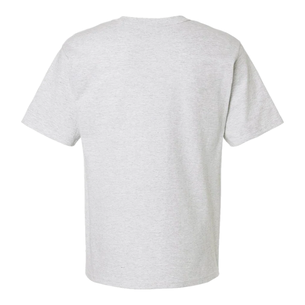 Champion Unisex Silver Grey Heritage Jersey T-Shirt - Image 3