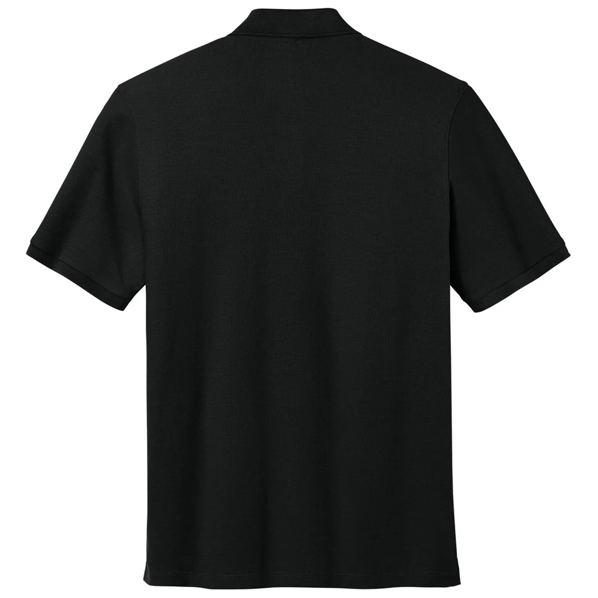 Port Authority Men's Deep Black Tall Wearever Signature Pique Pocket Polo - Image 2