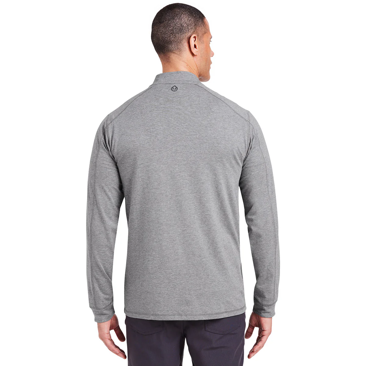 tasc Men's Heather Grey Carrollton Quarter-Zip - Image 5