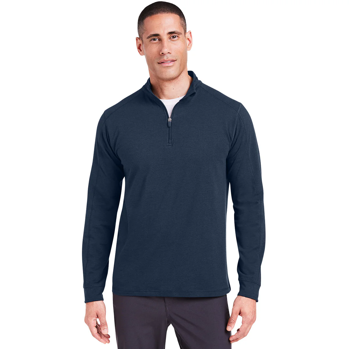 tasc Men's Classic Navy Carrollton Quarter-Zip - Image 4