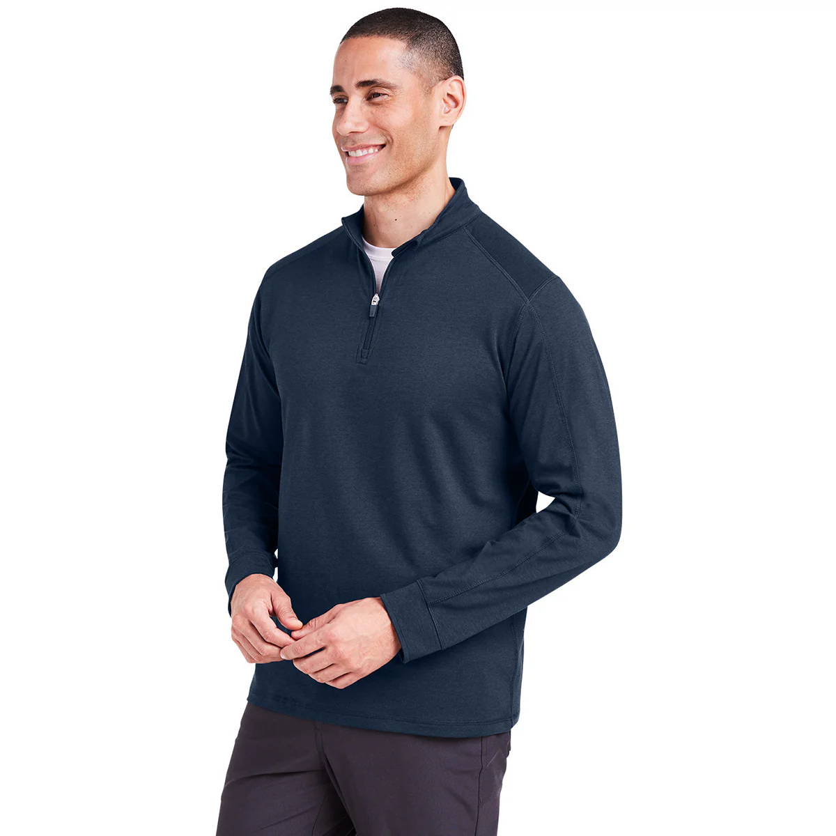tasc Men's Classic Navy Carrollton Quarter-Zip - Image 6