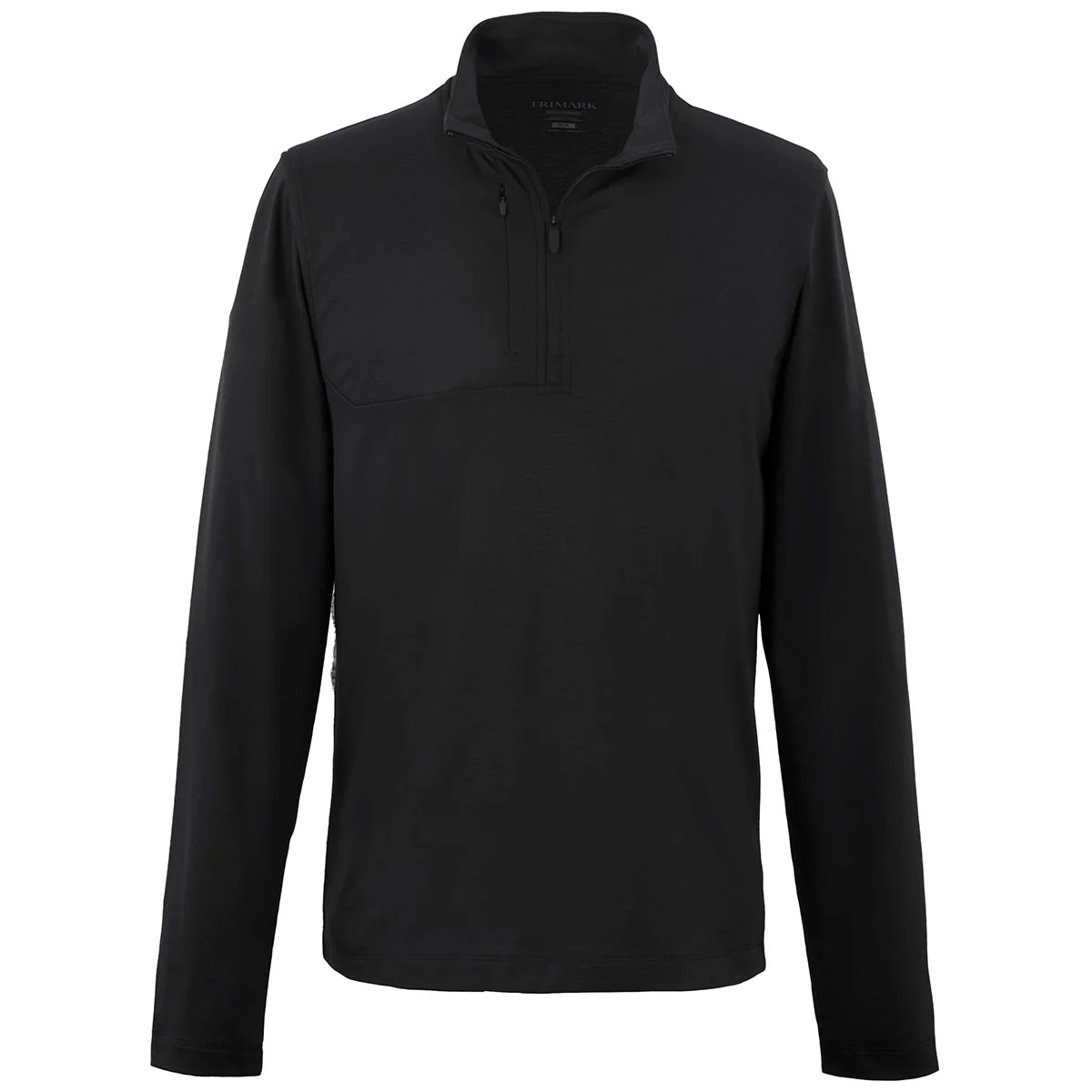 Elevate Men's Black Izu Everything Performance Eco Quarter Zip