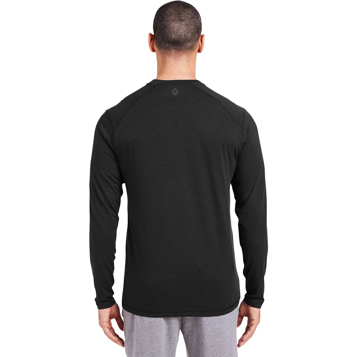 tasc Men's Black Carrollton Fitness Long-Sleeve T-Shirt - Image 5