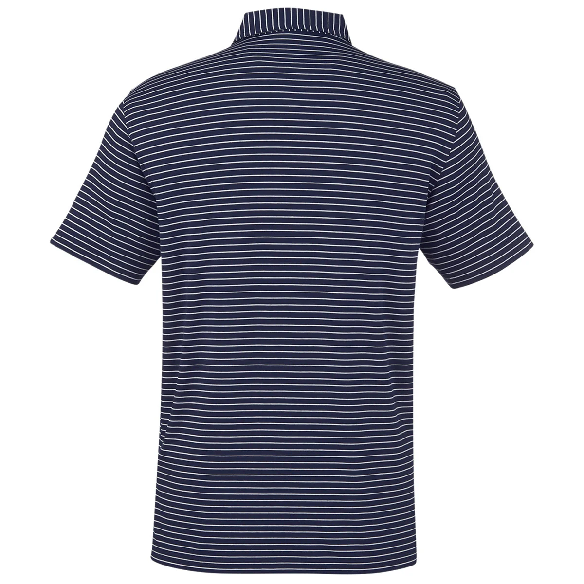 tasc Men's Classic Navy/White Cloud Lightweight Polo Brookline Stripe - Image 2