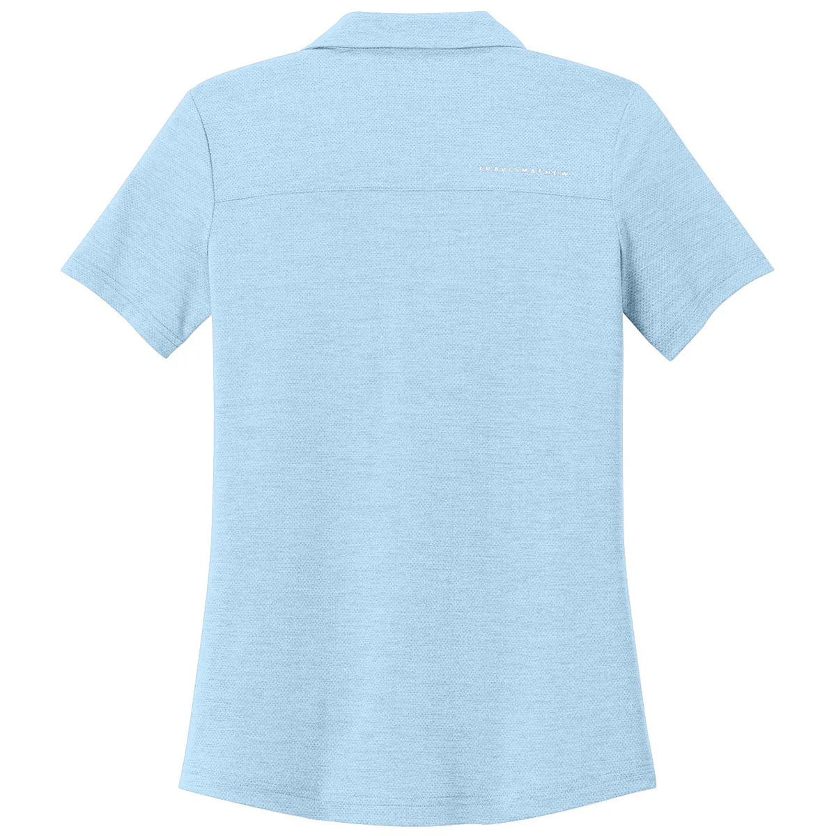 TravisMathew Women's Airy Blue Heather Onward Polo - Image 2