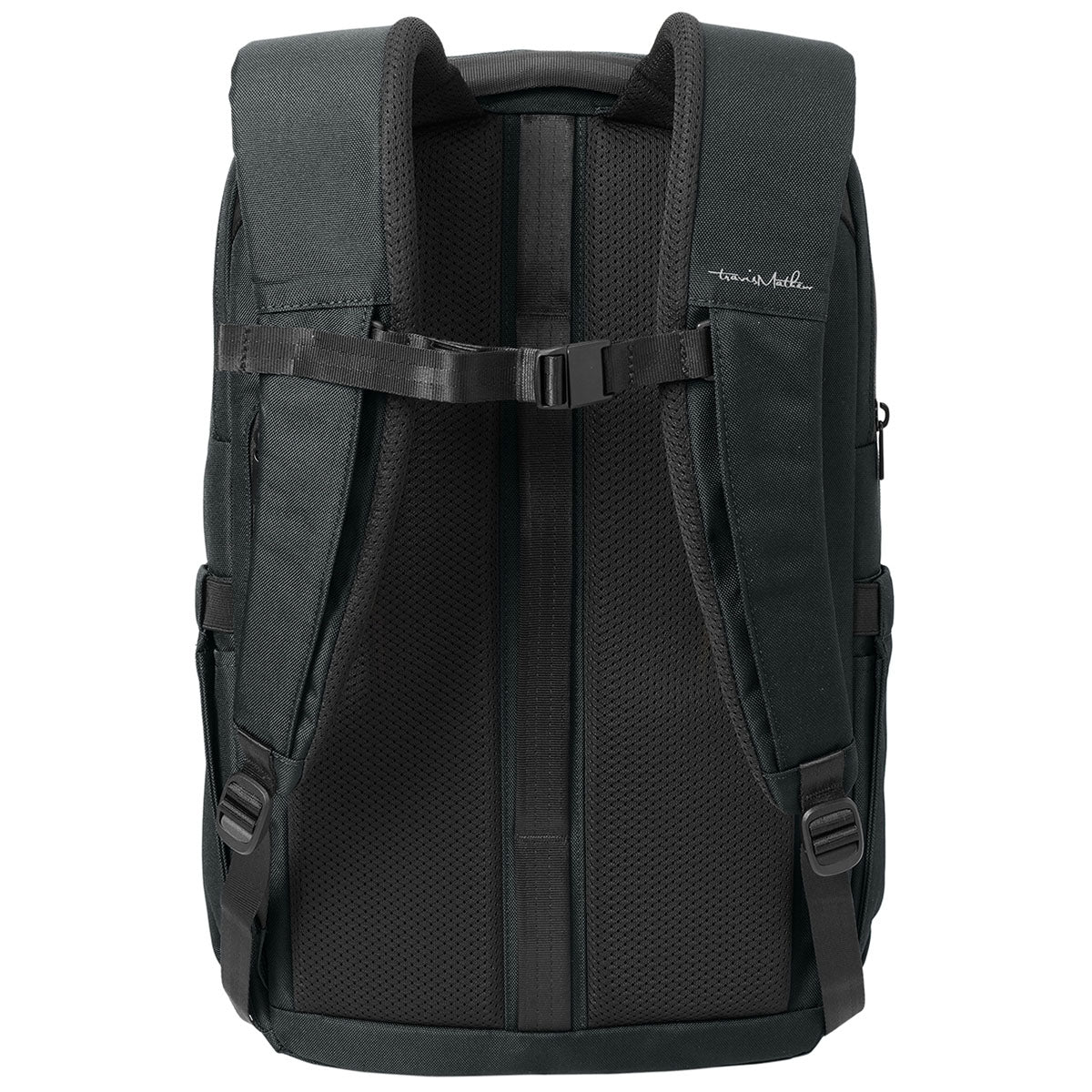 TravisMathew Black Duration Backpack - Image 4