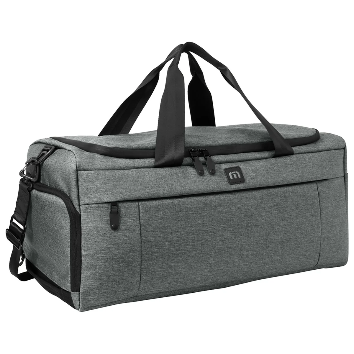 TravisMathew Graphite Heather Duration Duffel - Image 3