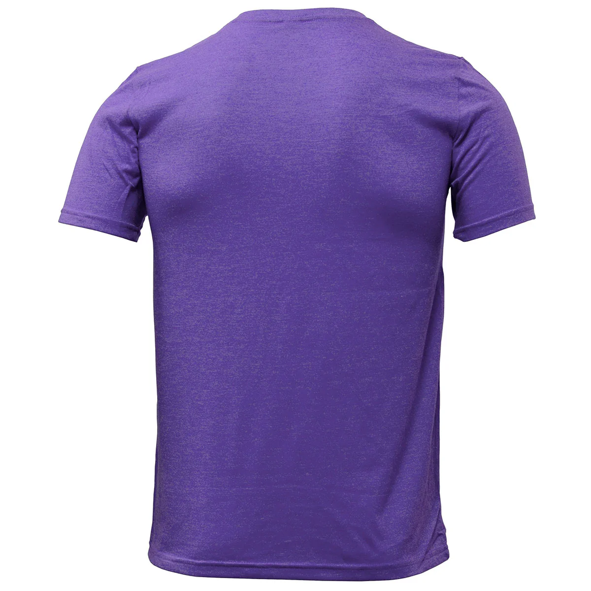 BAW Men's Purple Tri-Blend T-Shirt Short Sleeve - Image 2