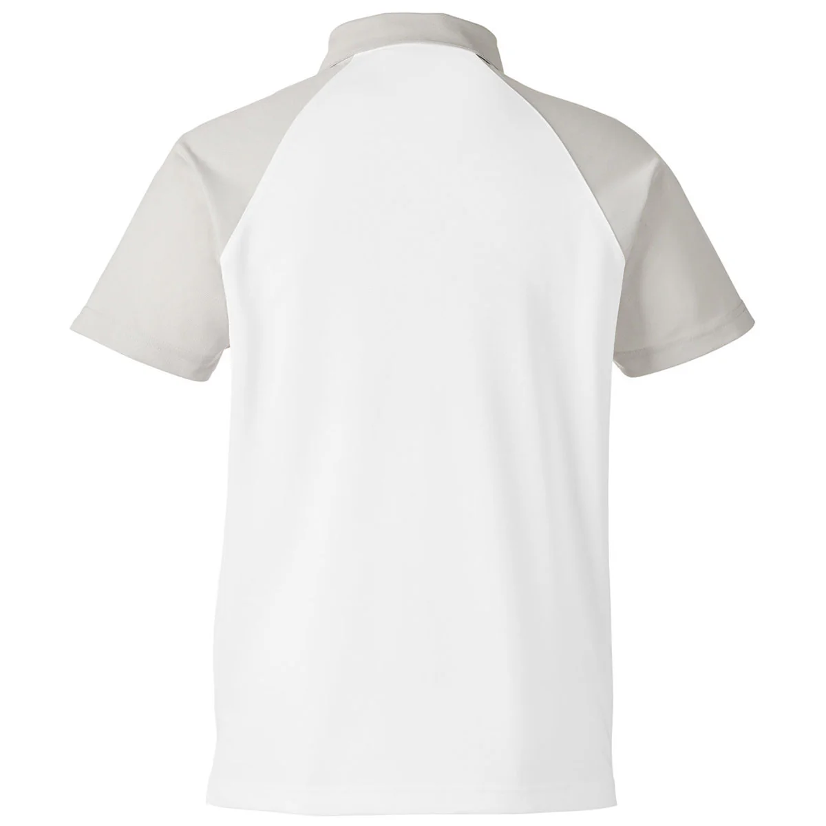 Team 365 Men's White/Sport Silver Command Snag-Protection Colorblock Polo - Image 2