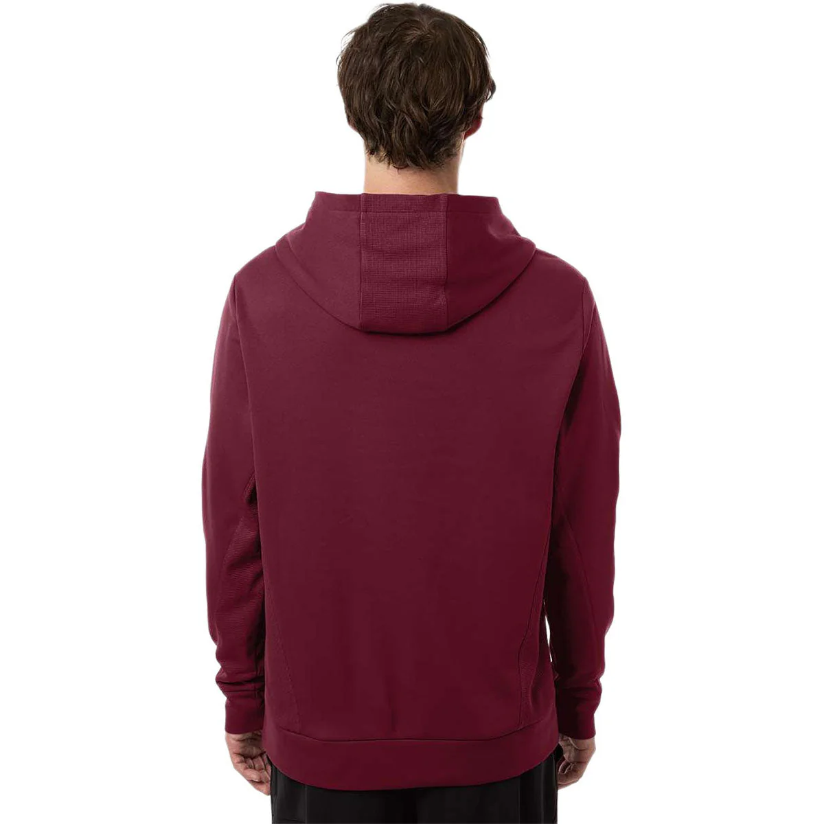 Team 365 Unisex Sport Maroon Squad Hooded Tech Fleece Pullover - Image 4
