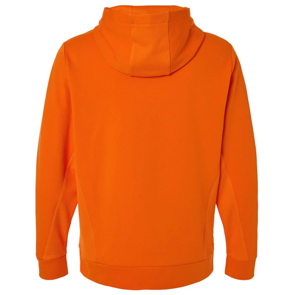 Team 365 Unisex Sport Orange Squad Hooded Tech Fleece Pullover - Image 2
