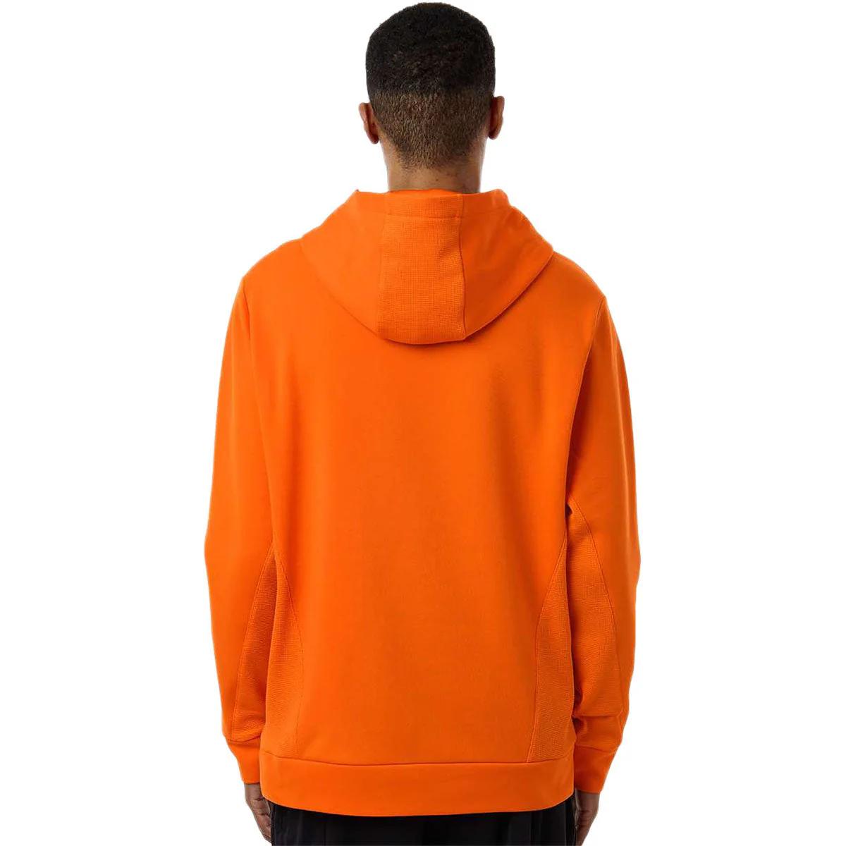 Team 365 Unisex Sport Orange Squad Hooded Tech Fleece Pullover - Image 4