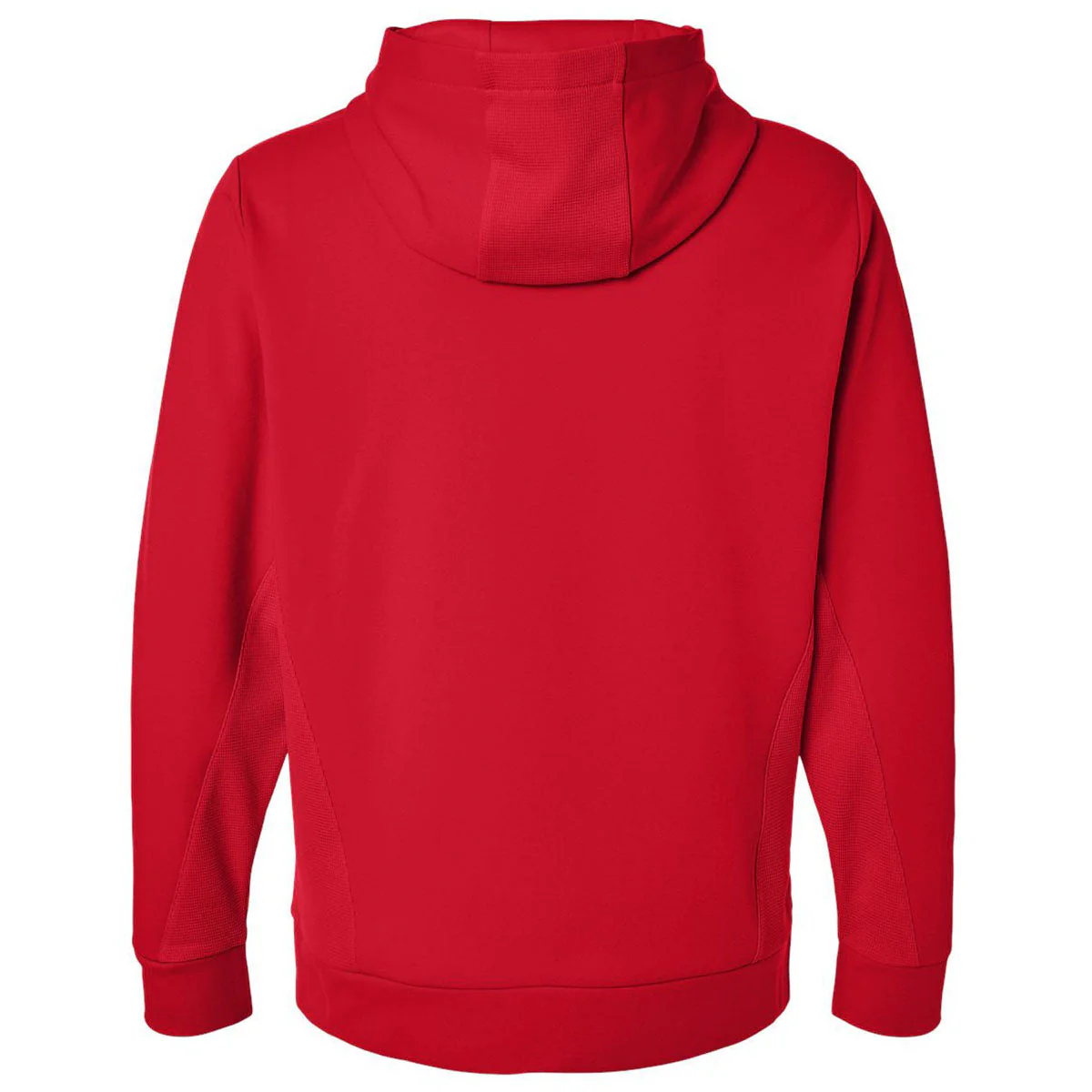 Team 365 Unisex Sport Red Squad Hooded Tech Fleece Pullover - Image 2