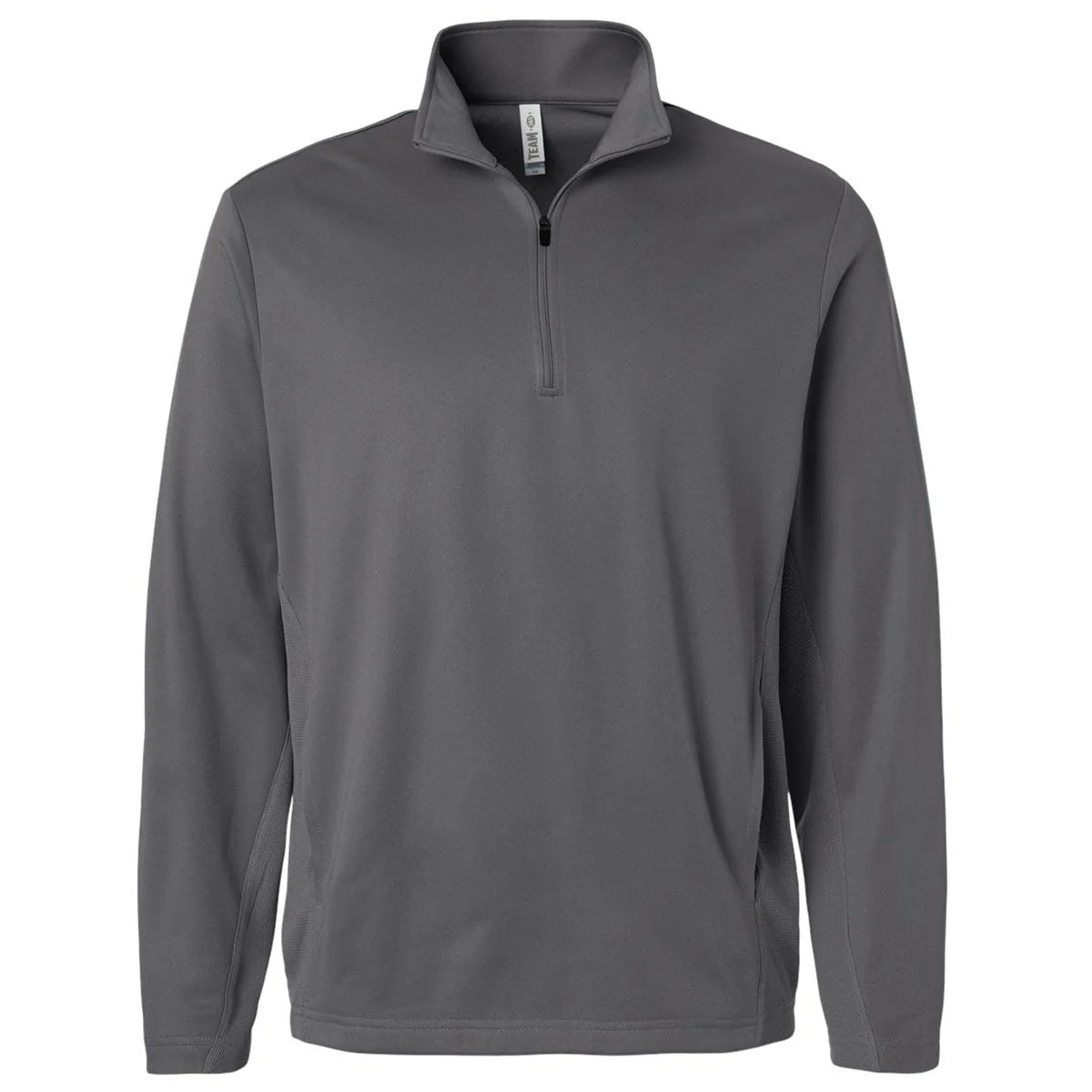 Team 365 Unisex Sport Graphite Squad Cadet Quarter-Zip Tech Fleece Pullover