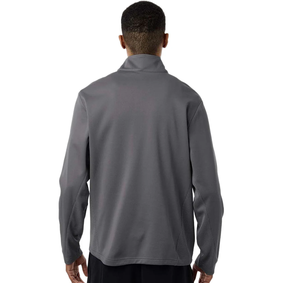 Team 365 Unisex Sport Graphite Squad Cadet Quarter-Zip Tech Fleece Pullover - Image 4