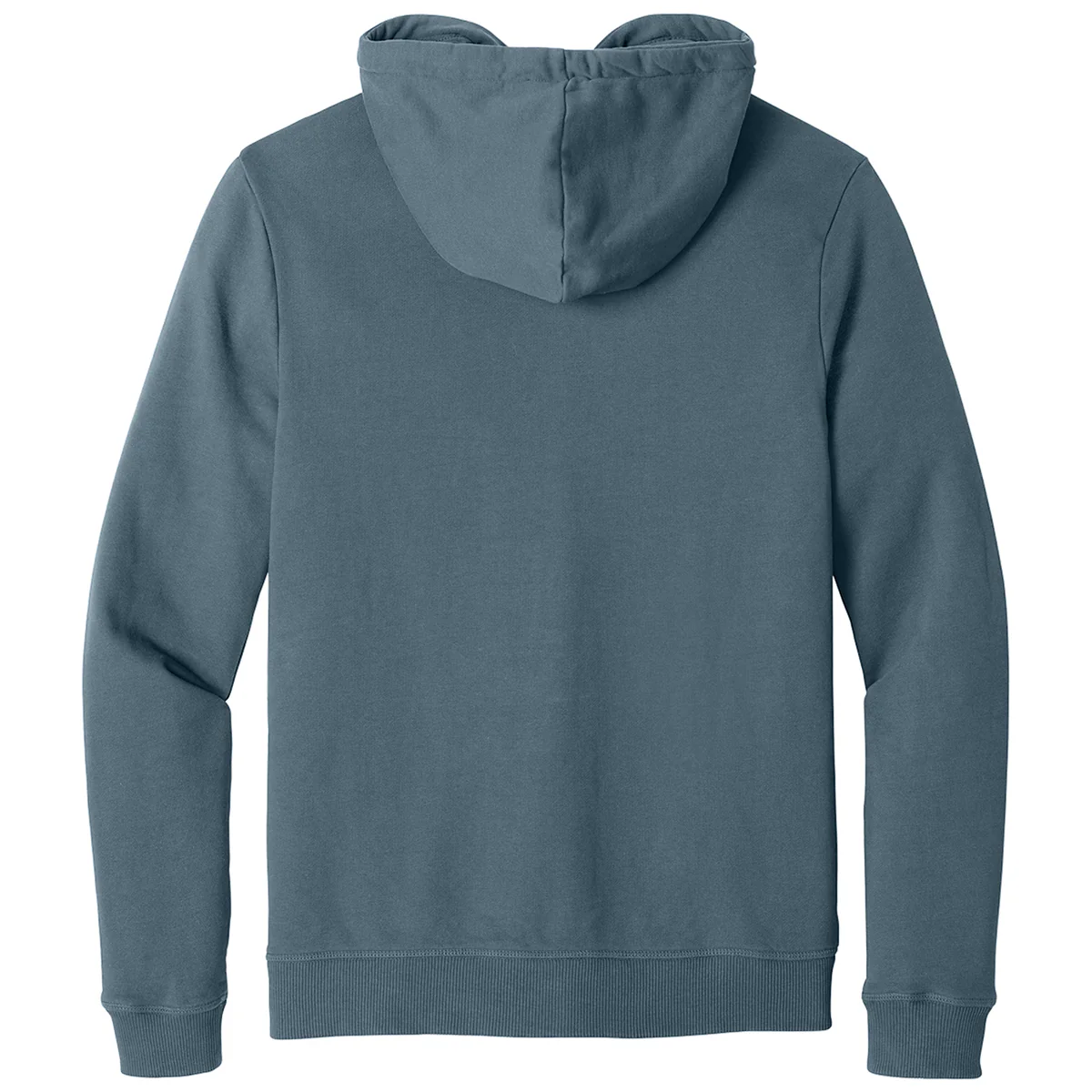 tentree Men's Vintage Blue Organic Cotton Fleece Full-Zip Hoodie - Image 2