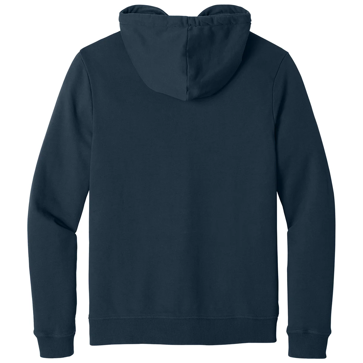 tentree Men's Dress Blue Organic Cotton Fleece Full-Zip Hoodie - Image 2
