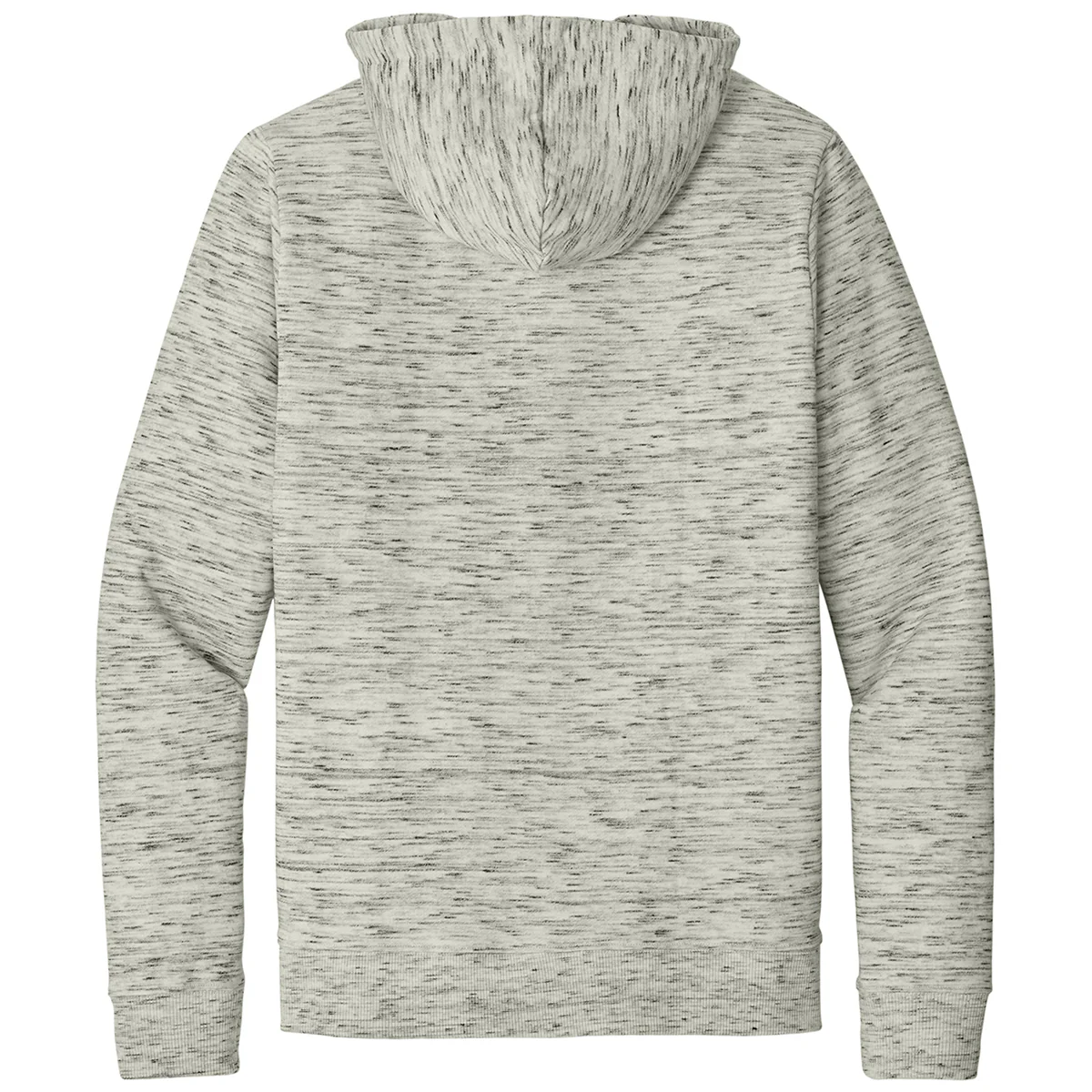 tentree Men's Hi Rise Grey Space Dye Space Dye Fleece Full-Zip Hoodie - Image 2