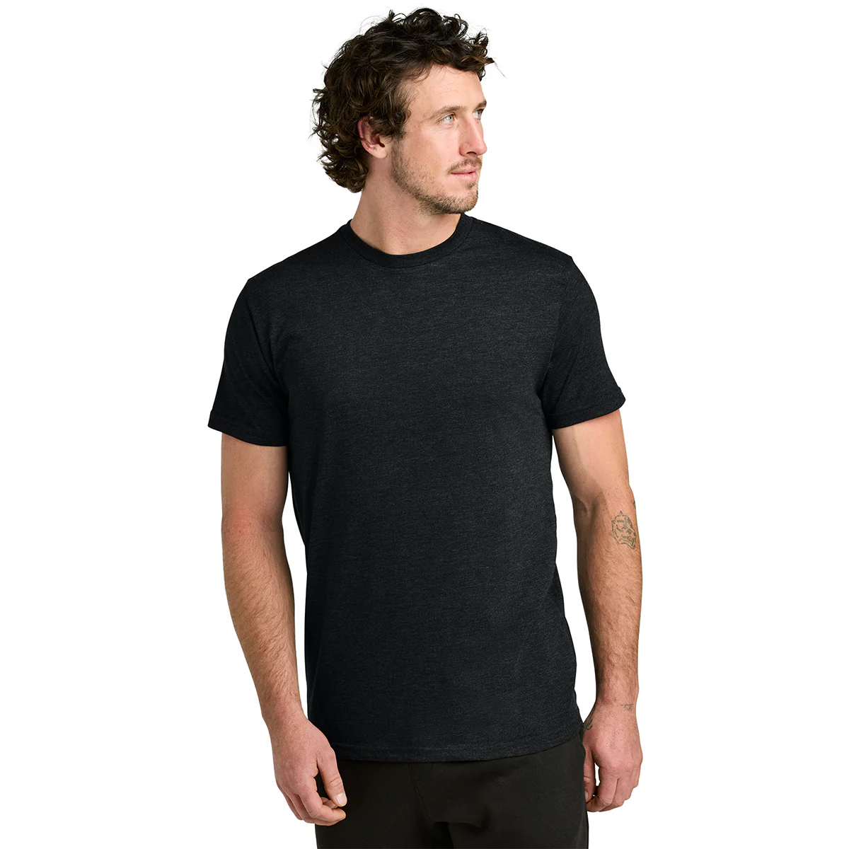 tentree Men's Meteorite Black Heather TreeBlend Classic T-Shirt - Image 3