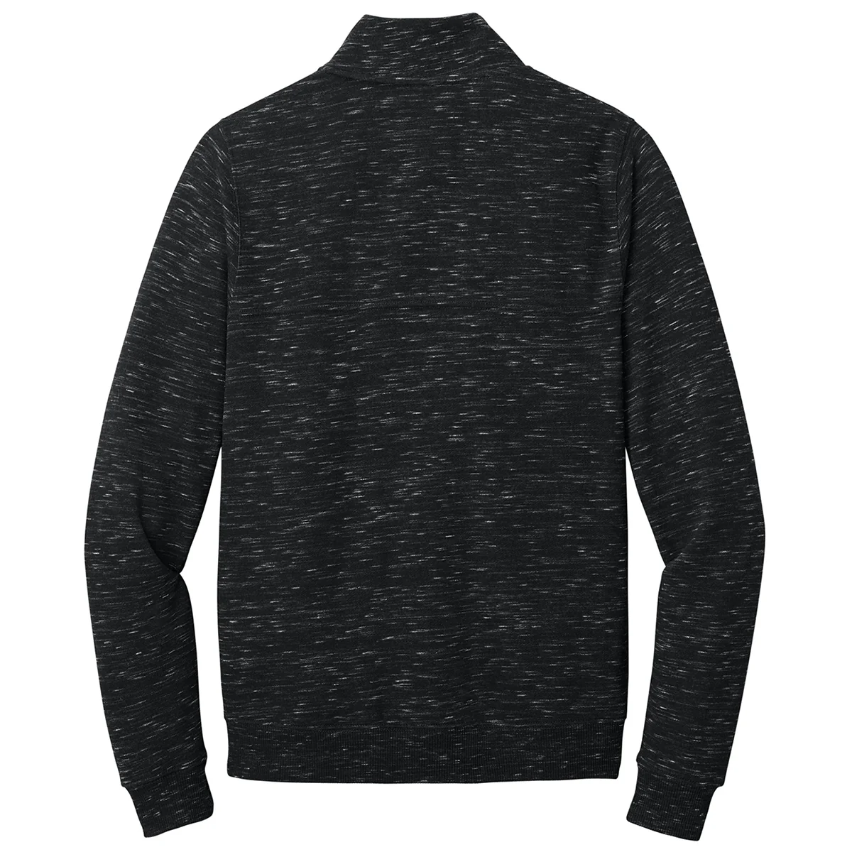 tentree Men's Meteorite Black Space Dye Space Dye Fleece 1/4-Zip - Image 2