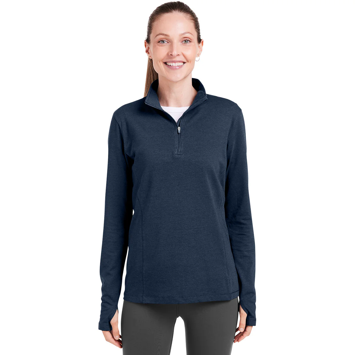 tasc Women's Classic Navy Recess Quarter-Zip - Image 4