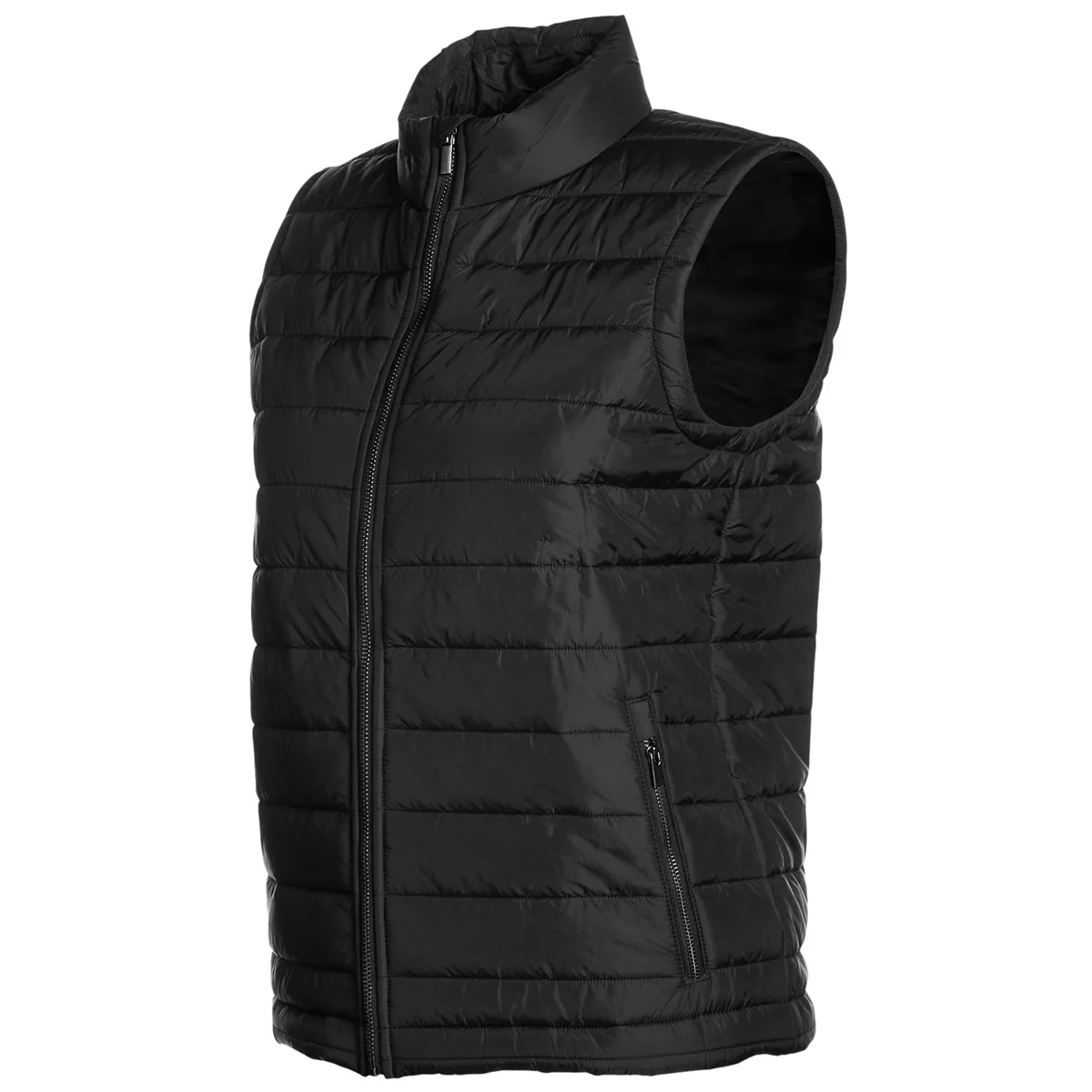 tasc Women's Black Quilted Puffer Vest - Image 3