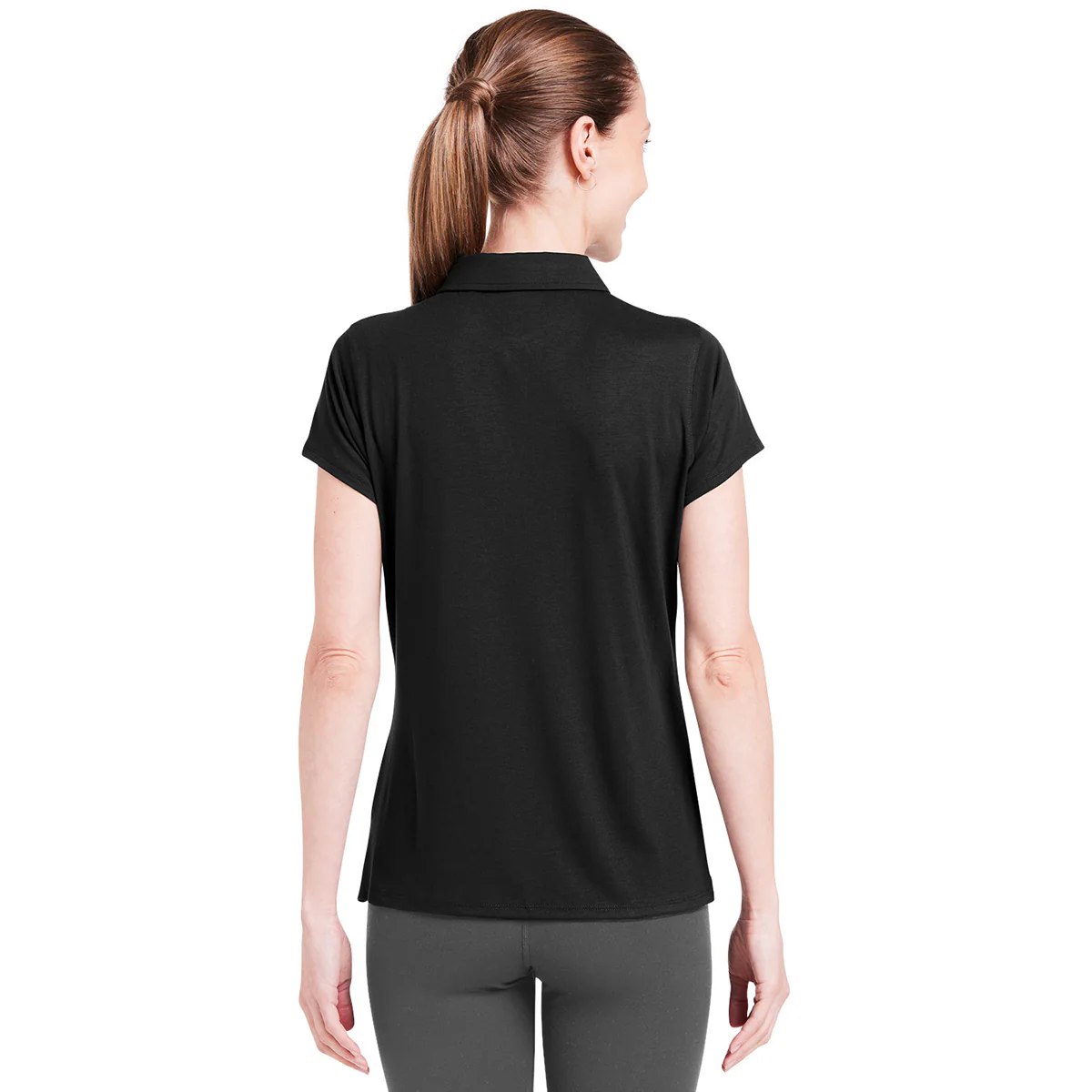 tasc Women's Black Air Lightweight Polo - Image 5