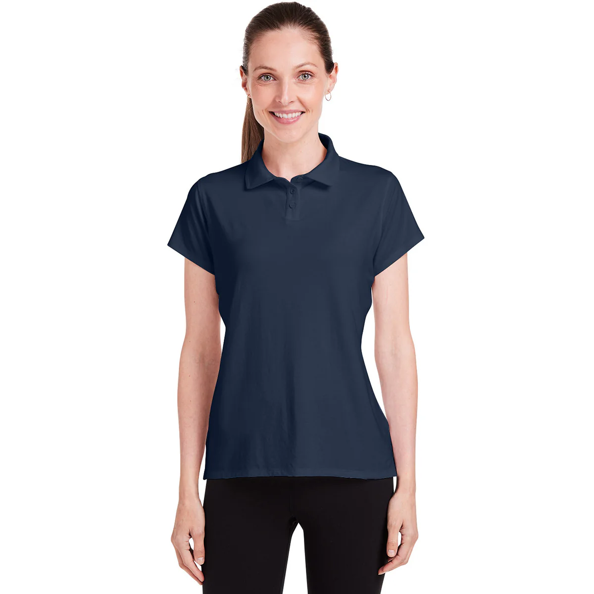 tasc Women's Classic Navy Air Lightweight Polo - Image 4
