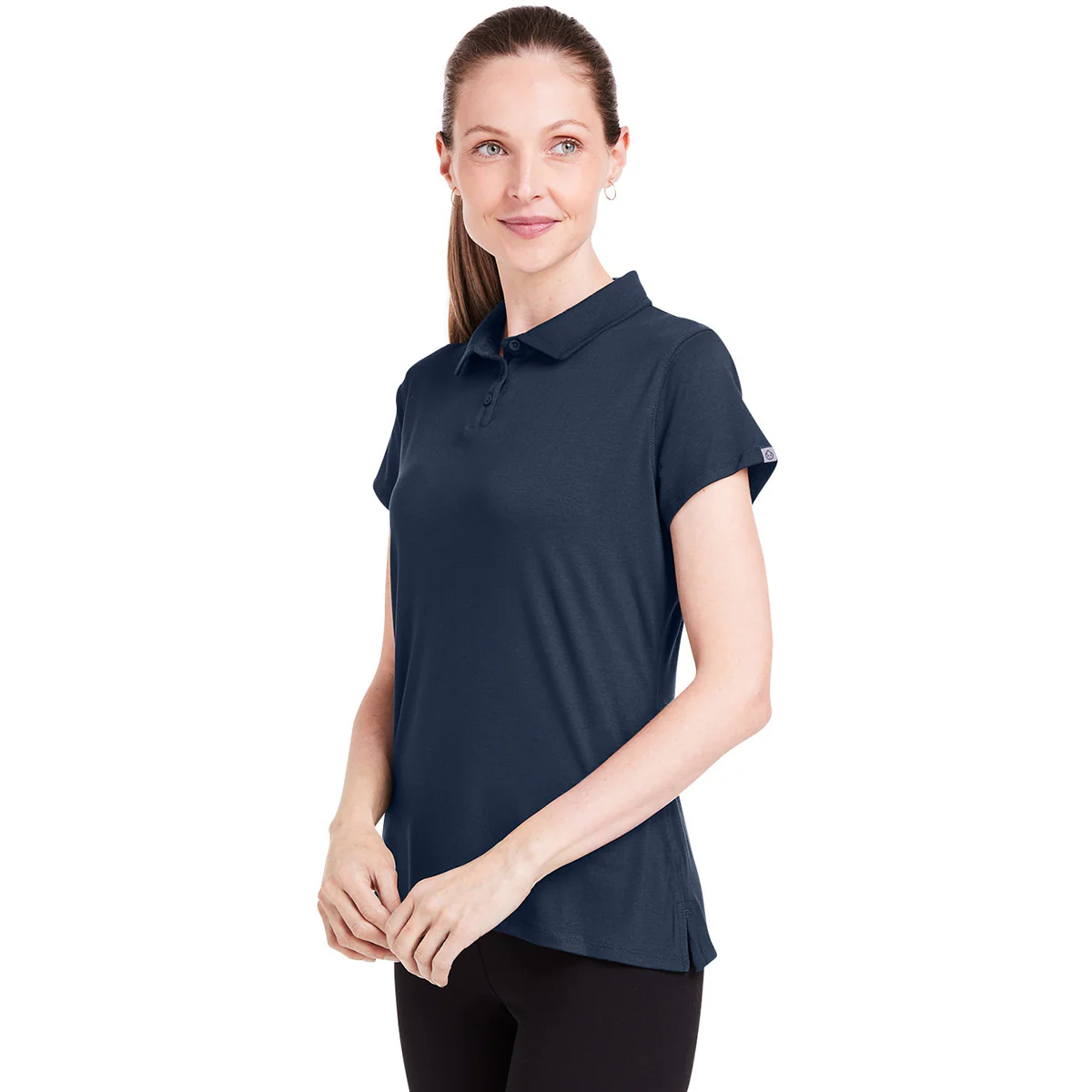 tasc Women's Classic Navy Air Lightweight Polo - Image 6