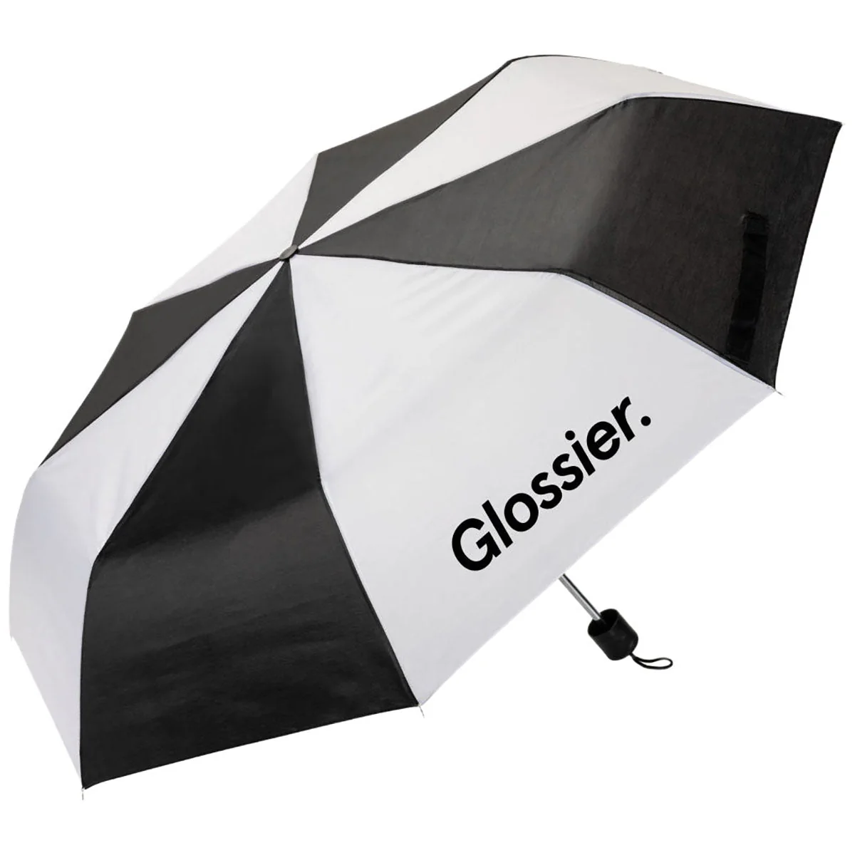 St. Regis Group Black White Compact Umbrella