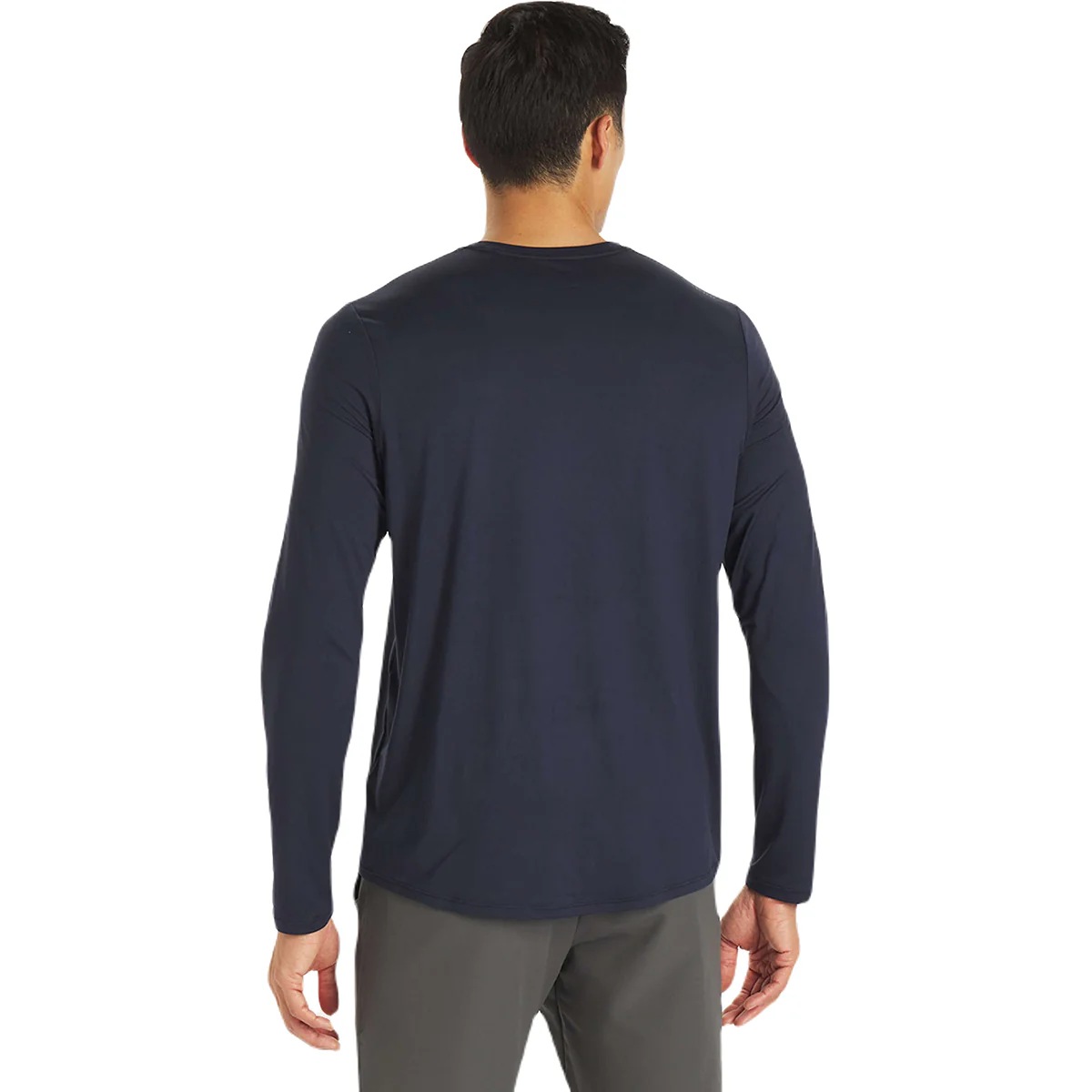 UNRL Men's Midnight Navy Ultra Long Sleeve - Image 4