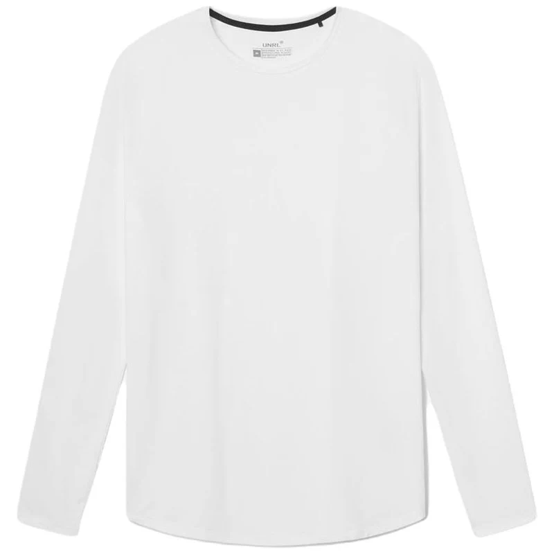 UNRL Men's White Ultra Long Sleeve