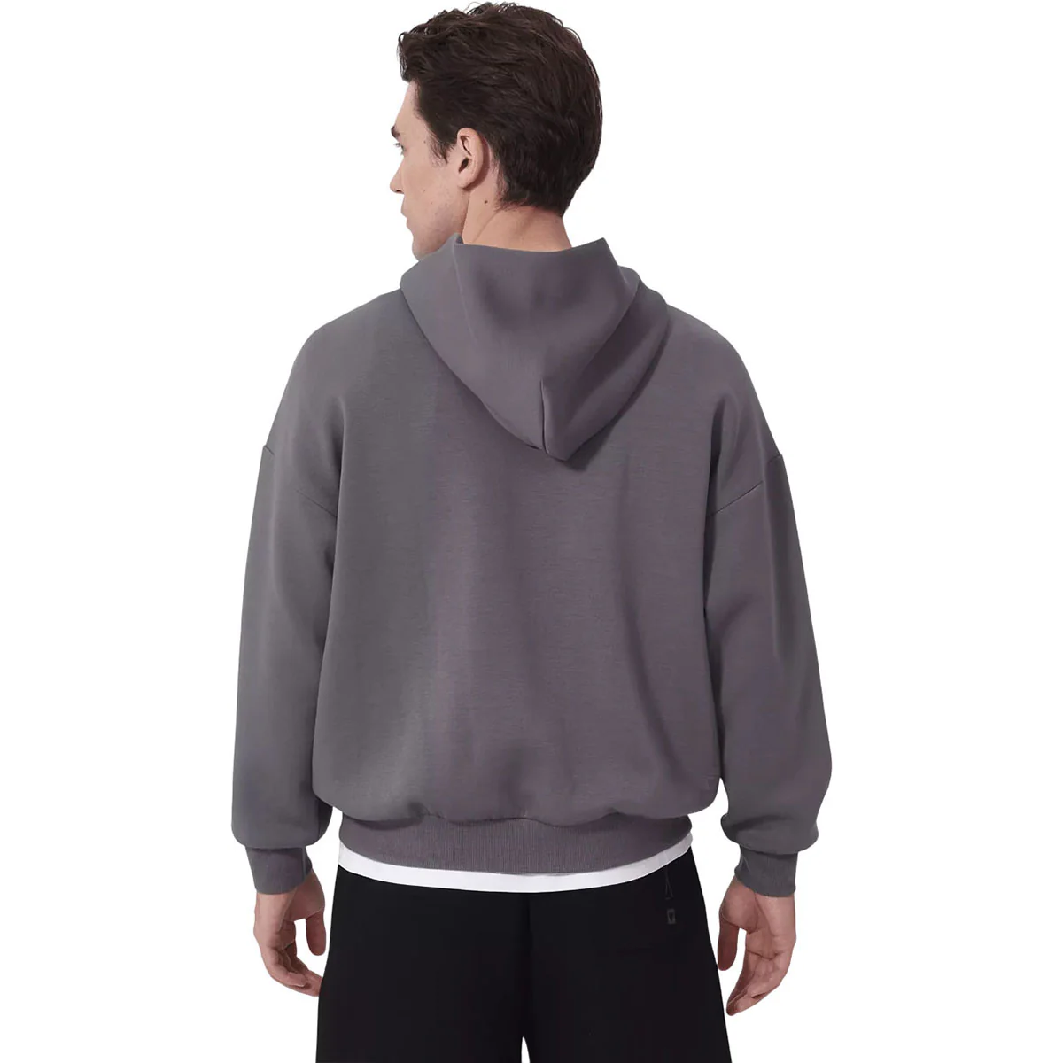 Levelwear Unisex Grey Stone Luxe Signature Hoodie - Image 5