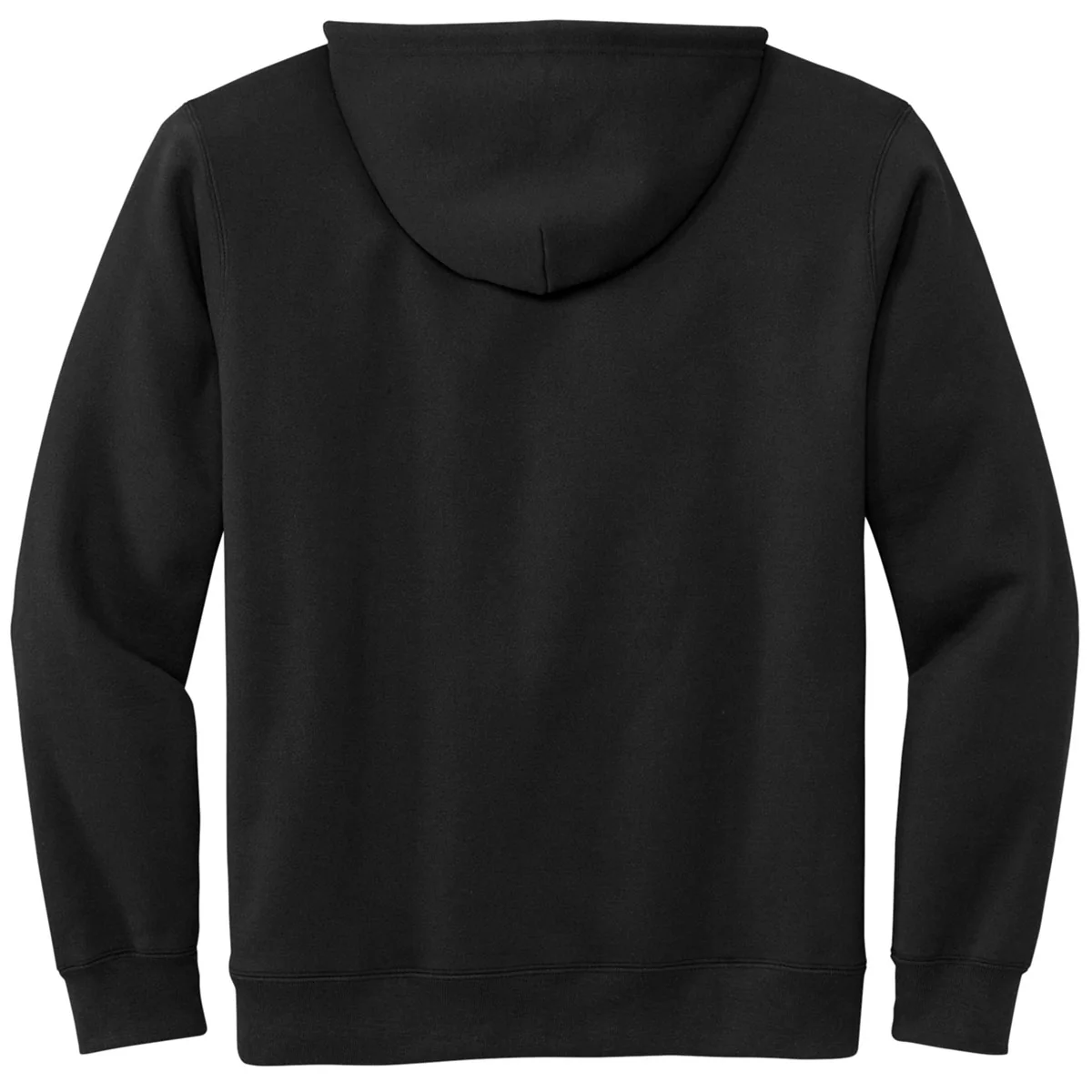 Volunteer Knitwear Men's Deep Black Chore Fleece Pullover Hoodie - Image 2