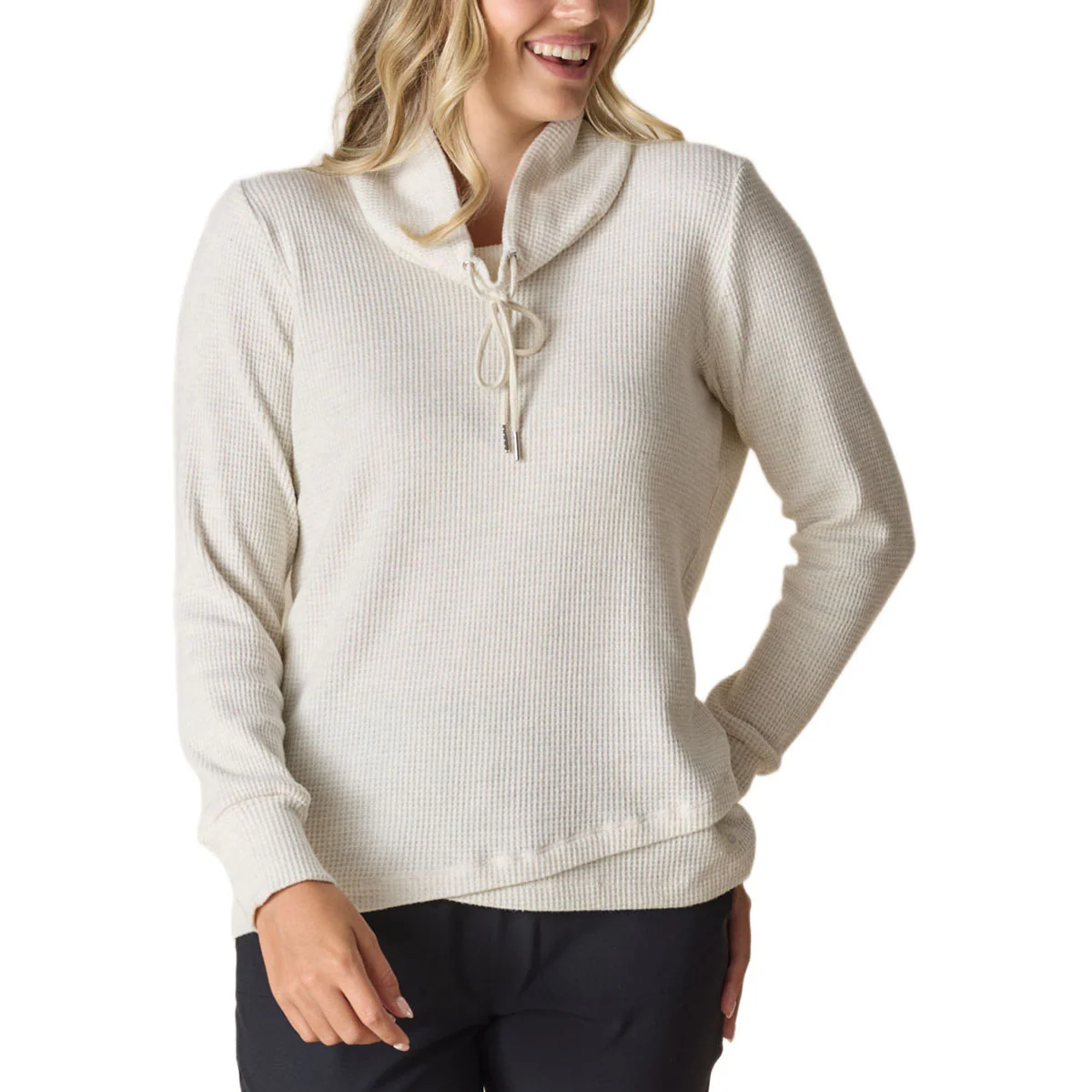 Straight Down Women's Oatmeal Misty Top - Image 2