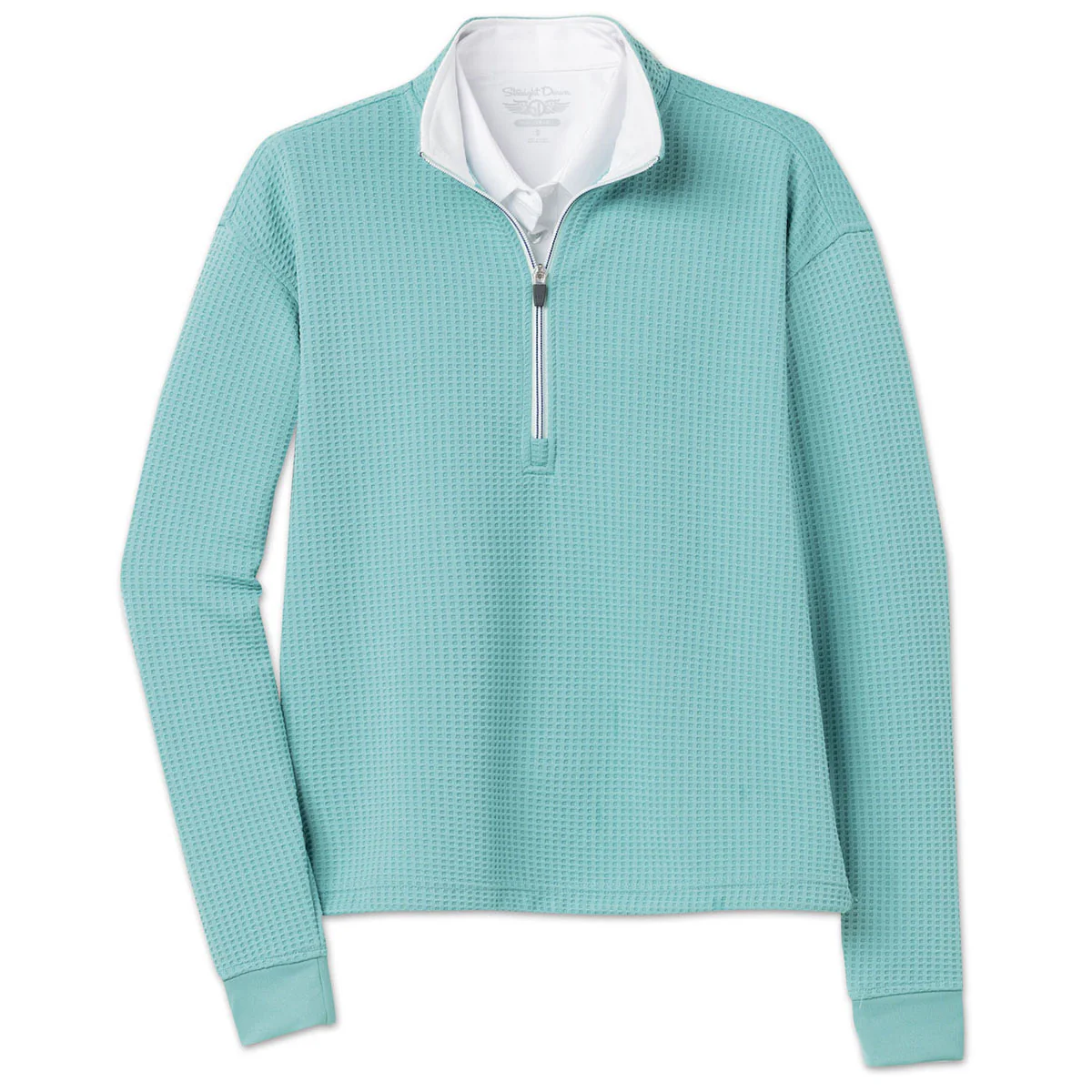 Straight Down Women's Sea Green Opal Half Zip