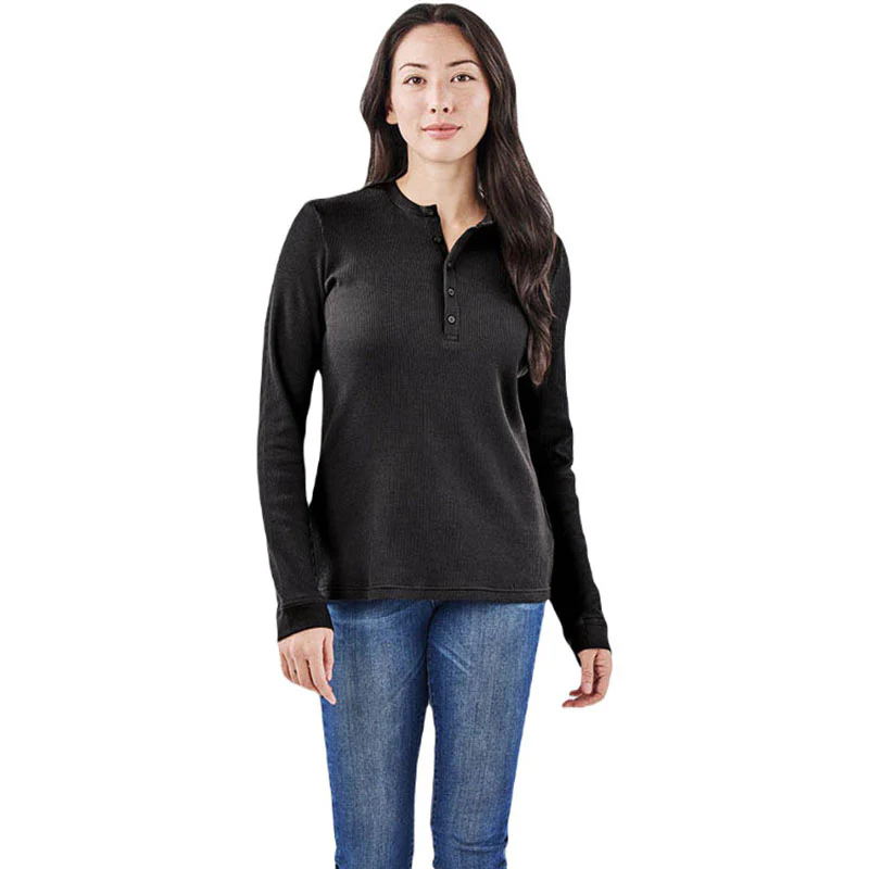 Stormtech Women's Black Ashburn Henley - Image 4