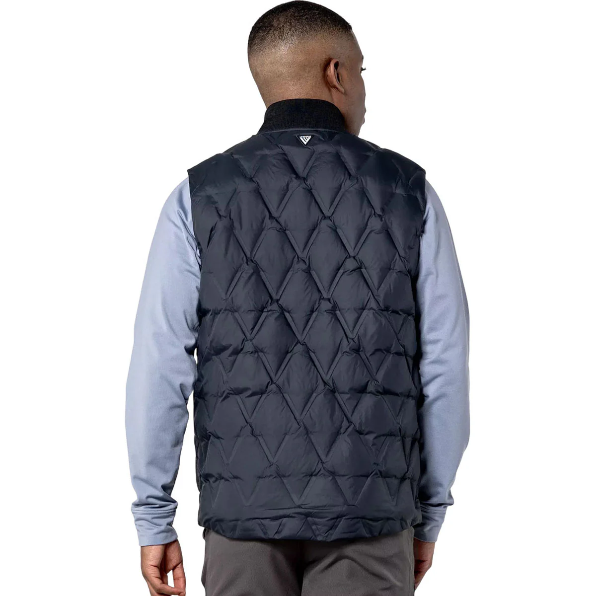 Levelwear Men's Black Loft Quilted Vest - Image 5