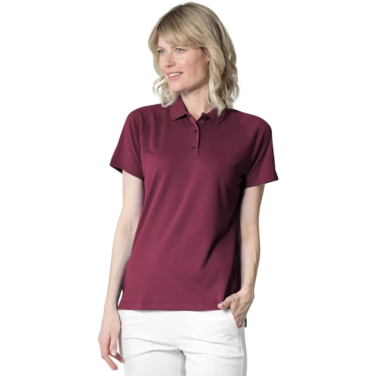 Levelwear Women's Cardinal Balance Polo - Image 4
