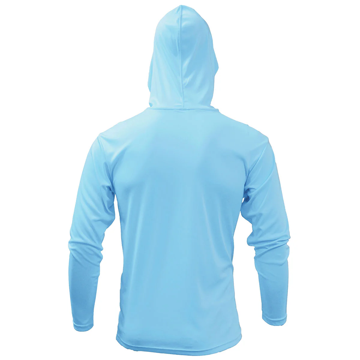 BAW Men's Sky Blue Xtreme-Tek Long Sleeve Hood - Image 2
