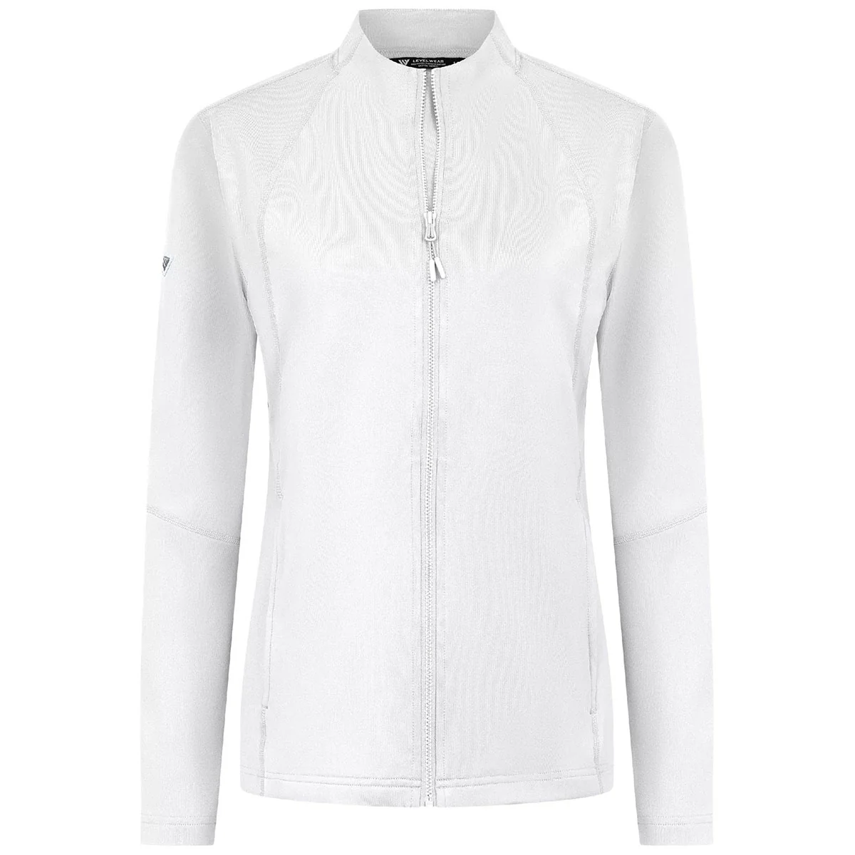 Levelwear Women's White Mesa Full Zip
