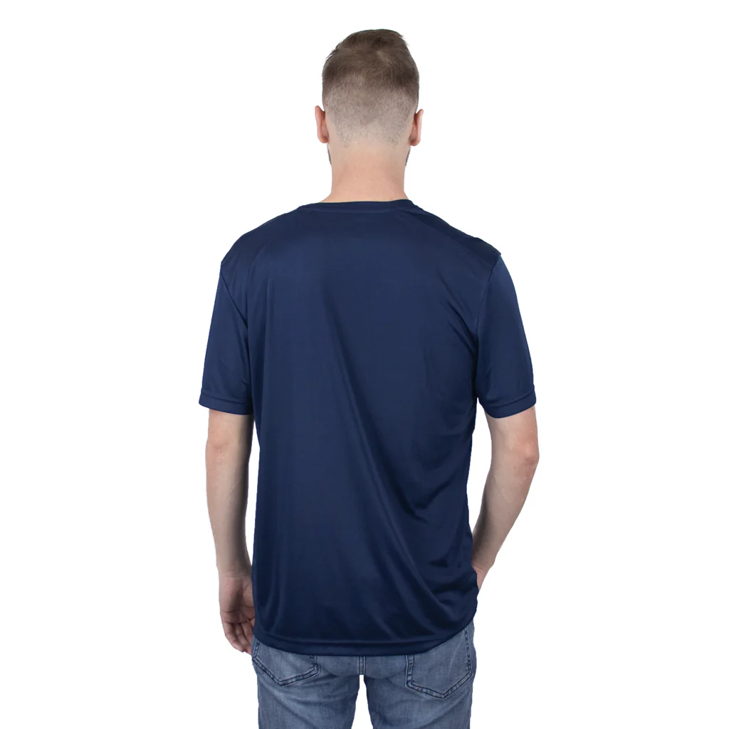 Zusa Men's Navy Blue Breezy Tee 2.0 - Image 4